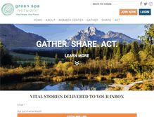 Tablet Screenshot of greenspanetwork.org